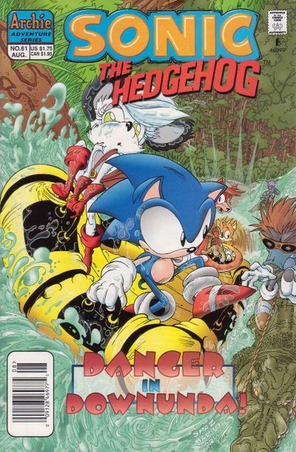 Sonic the Hedgehog #61 cover