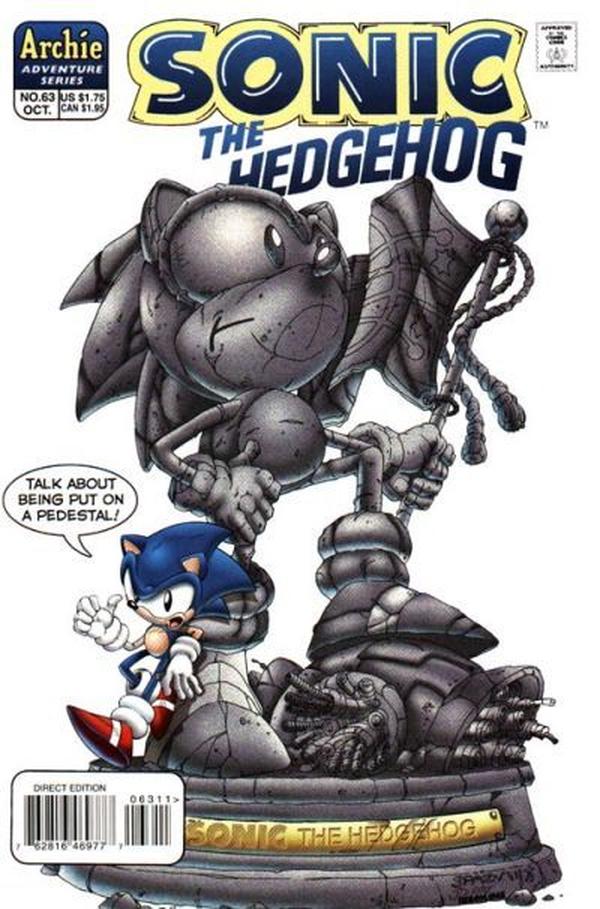 Sonic the Hedgehog #63 cover