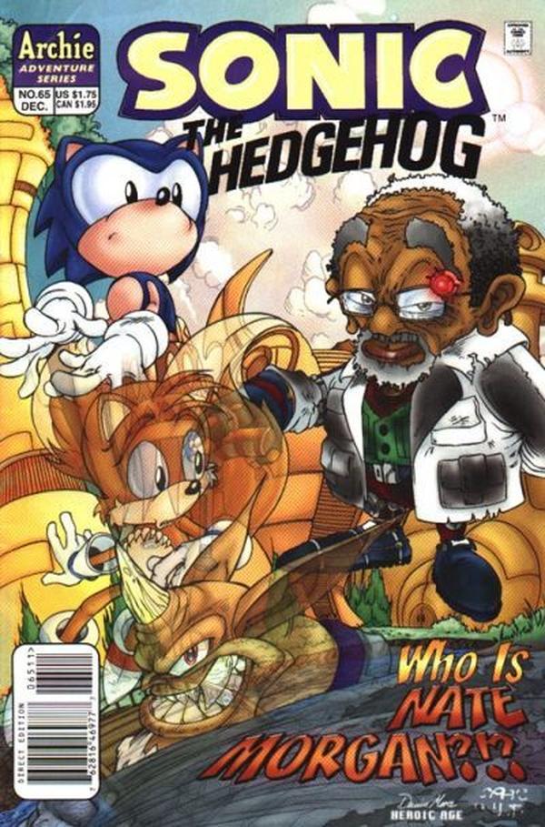 Sonic the Hedgehog #65 cover