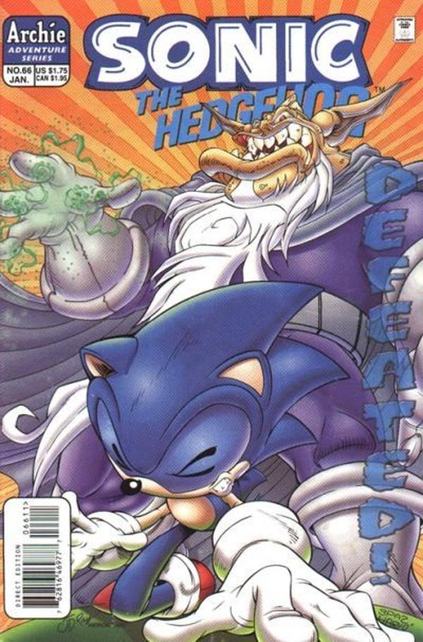 Sonic the Hedgehog #66 cover
