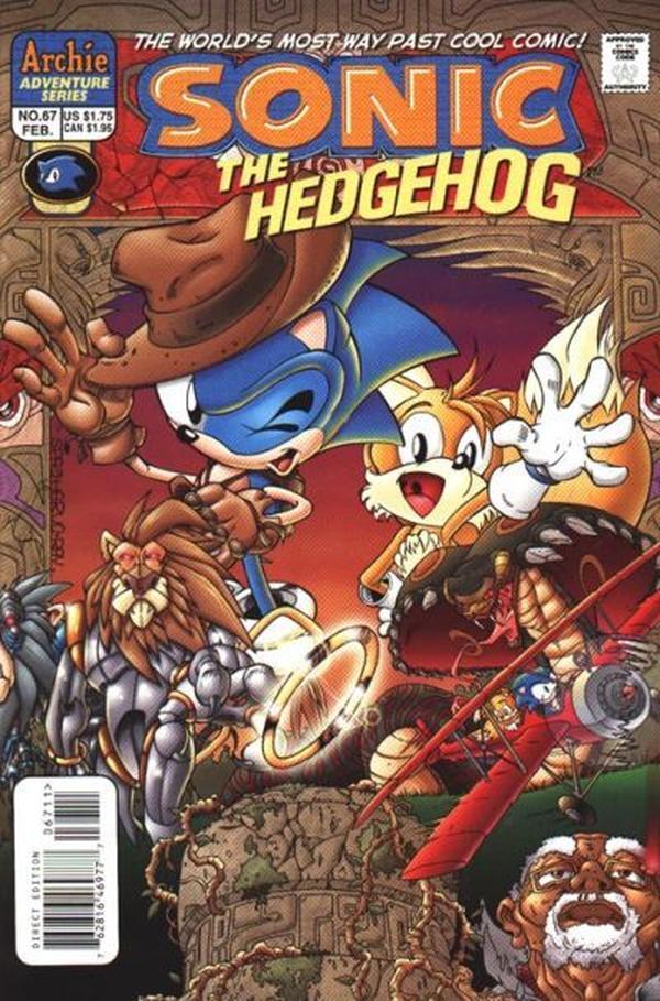 Sonic the Hedgehog #67 cover