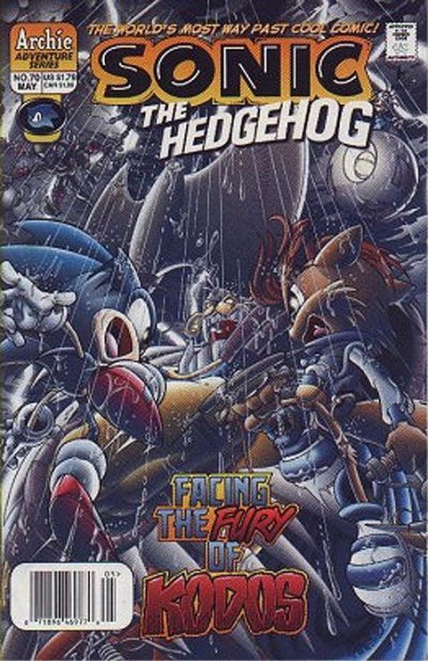 Sonic the Hedgehog #70 cover