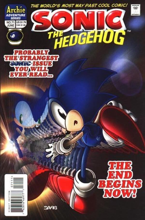 Sonic the Hedgehog #71 cover