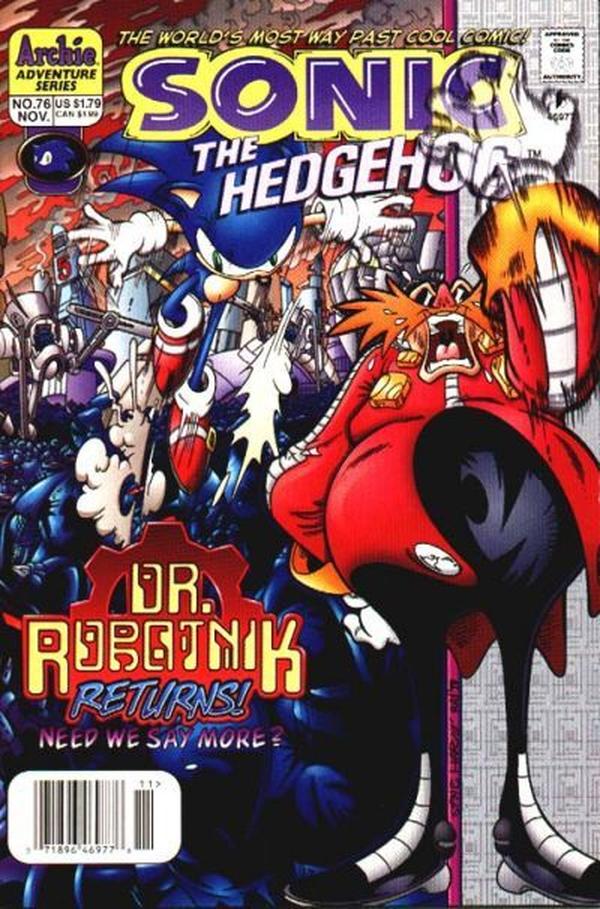 Sonic the Hedgehog #76 cover