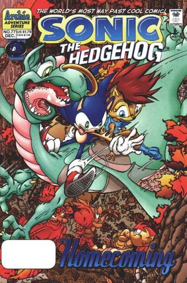 Sonic the Hedgehog #77 cover