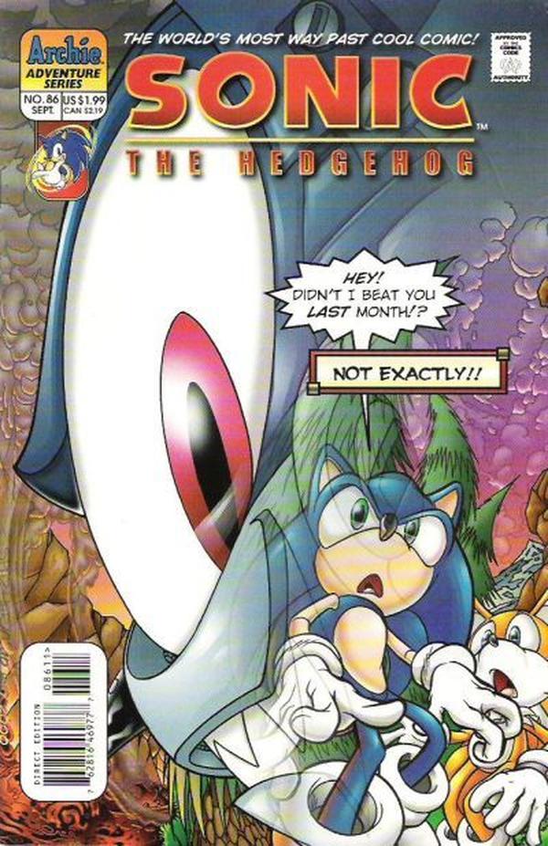 Sonic the Hedgehog #86 cover