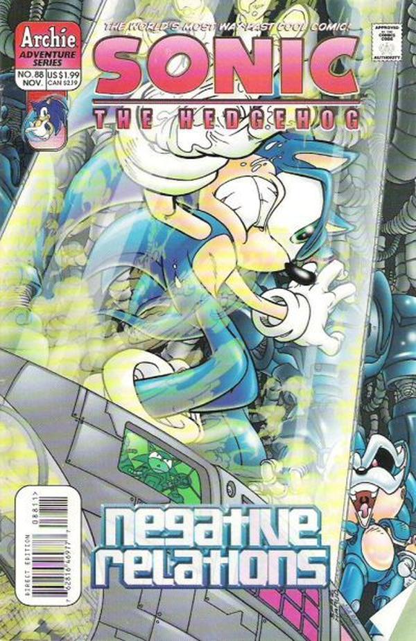 Sonic the Hedgehog #88 cover