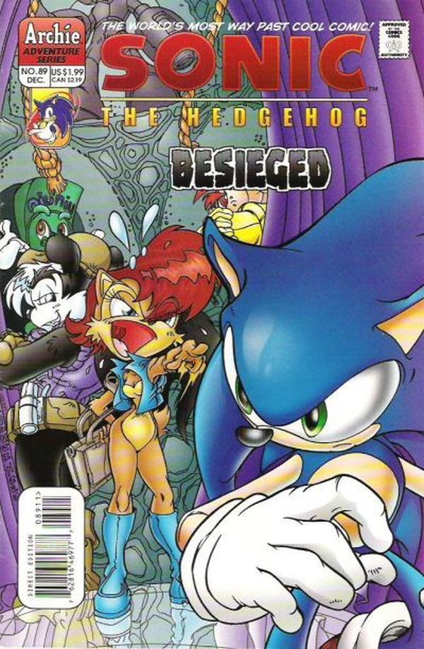 Sonic the Hedgehog #89 cover
