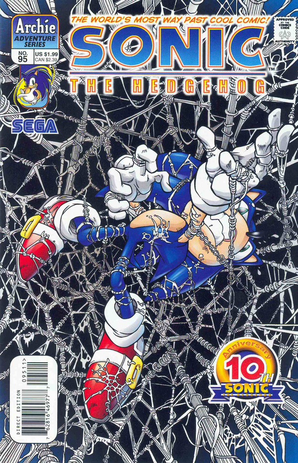 Sonic the Hedgehog #95 cover