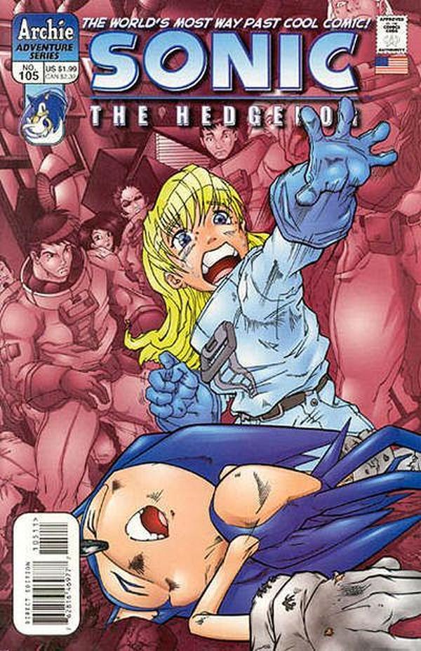 Sonic the Hedgehog #105 cover