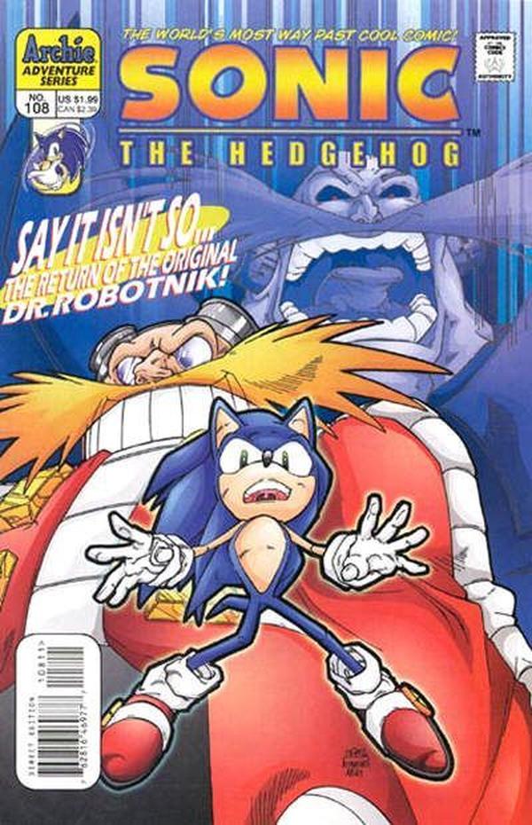 Sonic the Hedgehog #108 cover