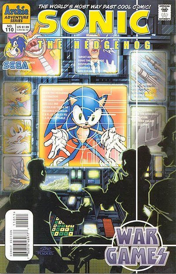 Sonic the Hedgehog #110 cover