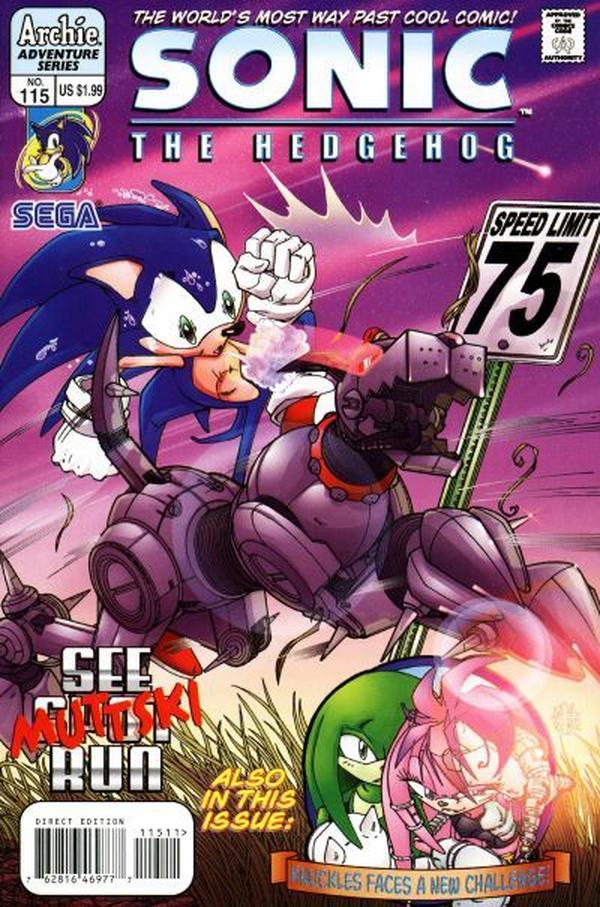 Sonic the Hedgehog #115 cover