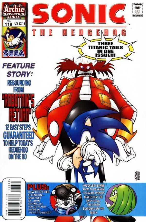 Sonic the Hedgehog #118 cover