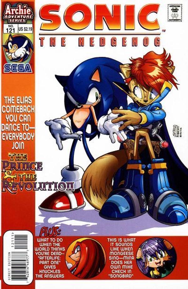 Sonic the Hedgehog #121 cover
