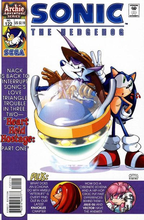 Sonic the Hedgehog #122 cover