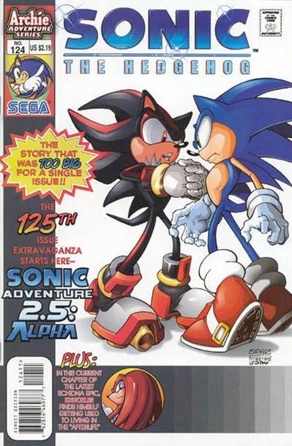 Sonic the Hedgehog #124 cover