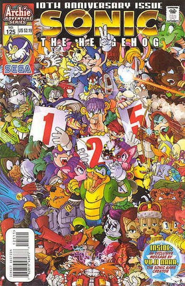 Sonic the Hedgehog #125 cover