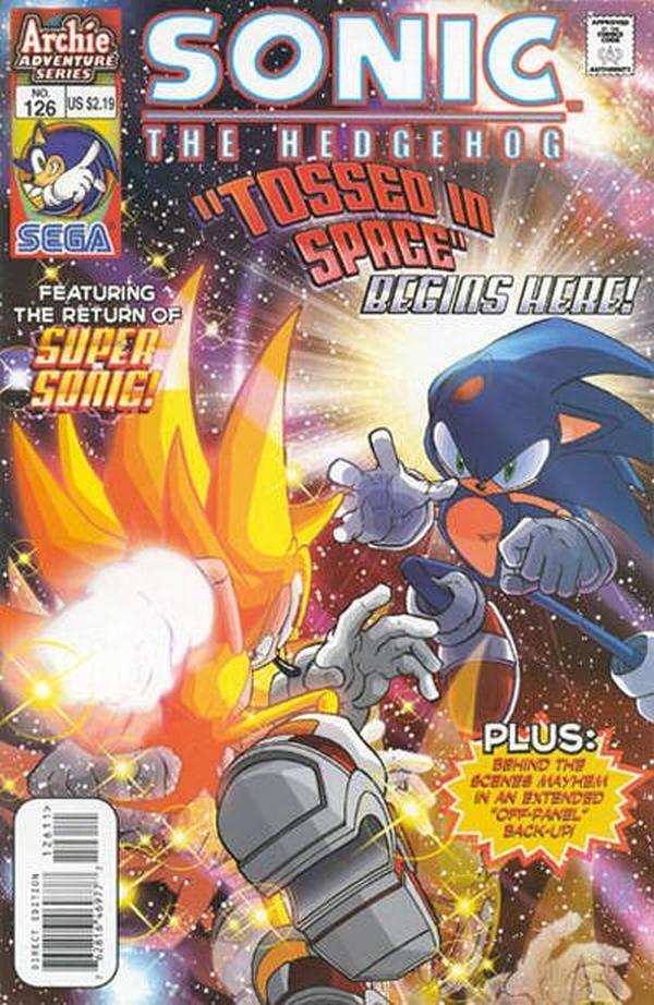 Sonic the Hedgehog #126 cover