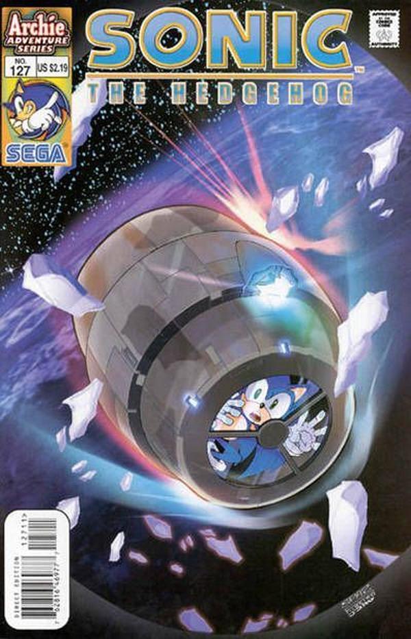 Sonic the Hedgehog #127 cover