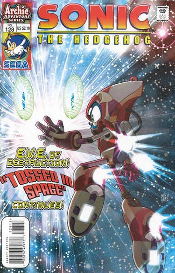 Sonic the Hedgehog #128 cover