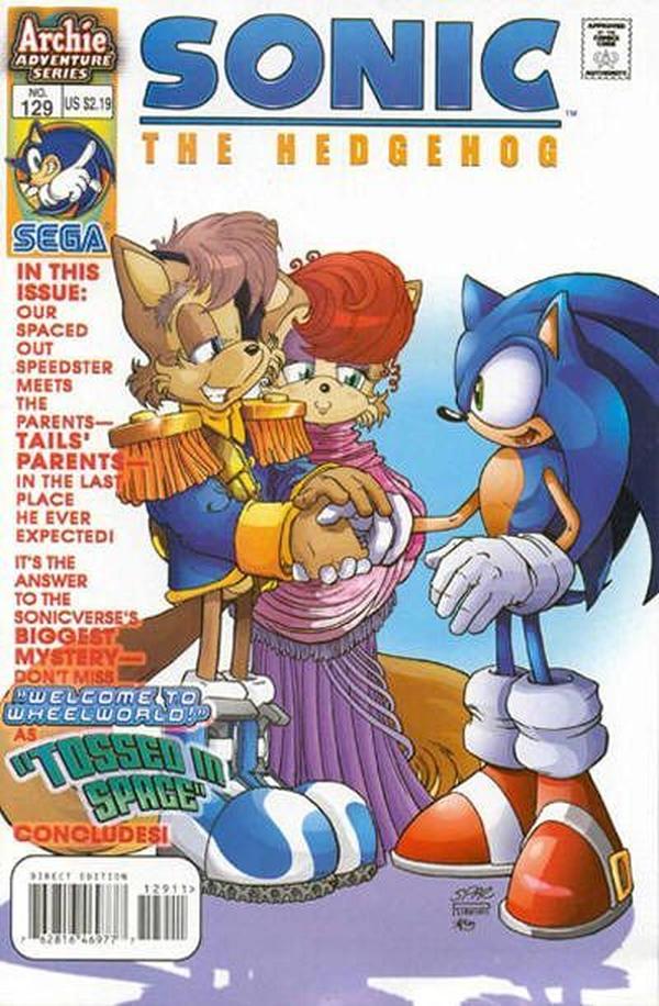 Sonic the Hedgehog #129 cover