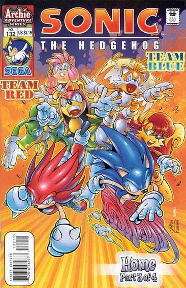 Sonic the Hedgehog #132 cover