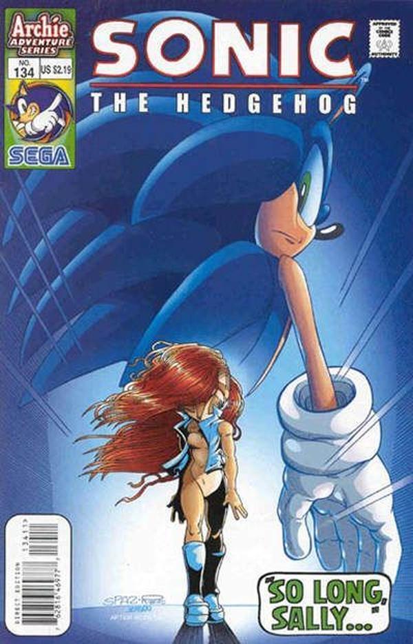 Sonic the Hedgehog #134 cover