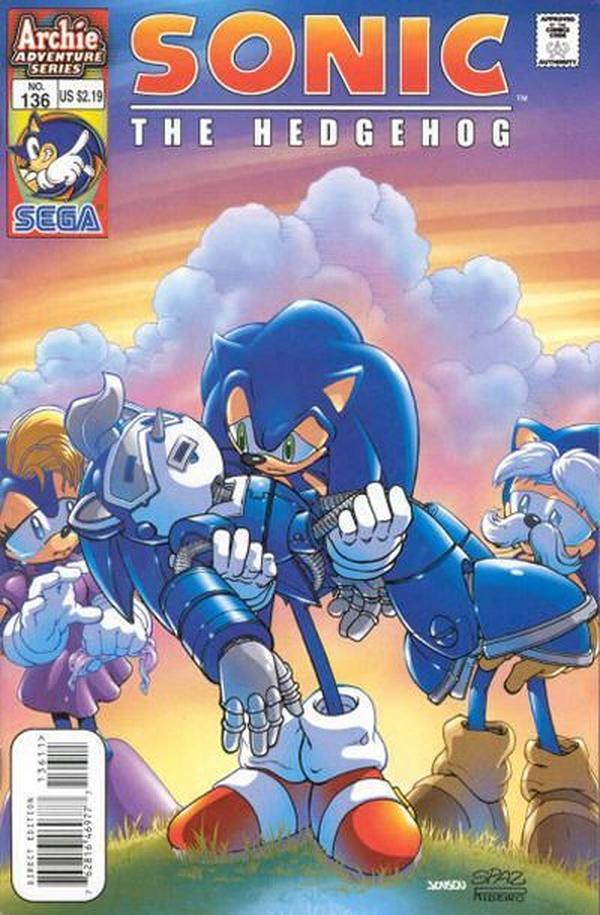 Sonic the Hedgehog #136 cover