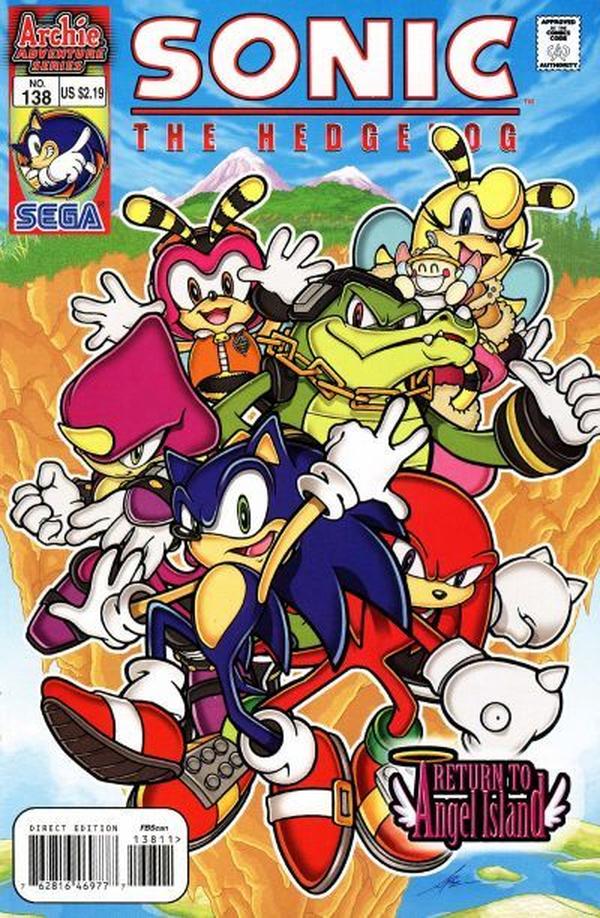 Sonic the Hedgehog #138 cover
