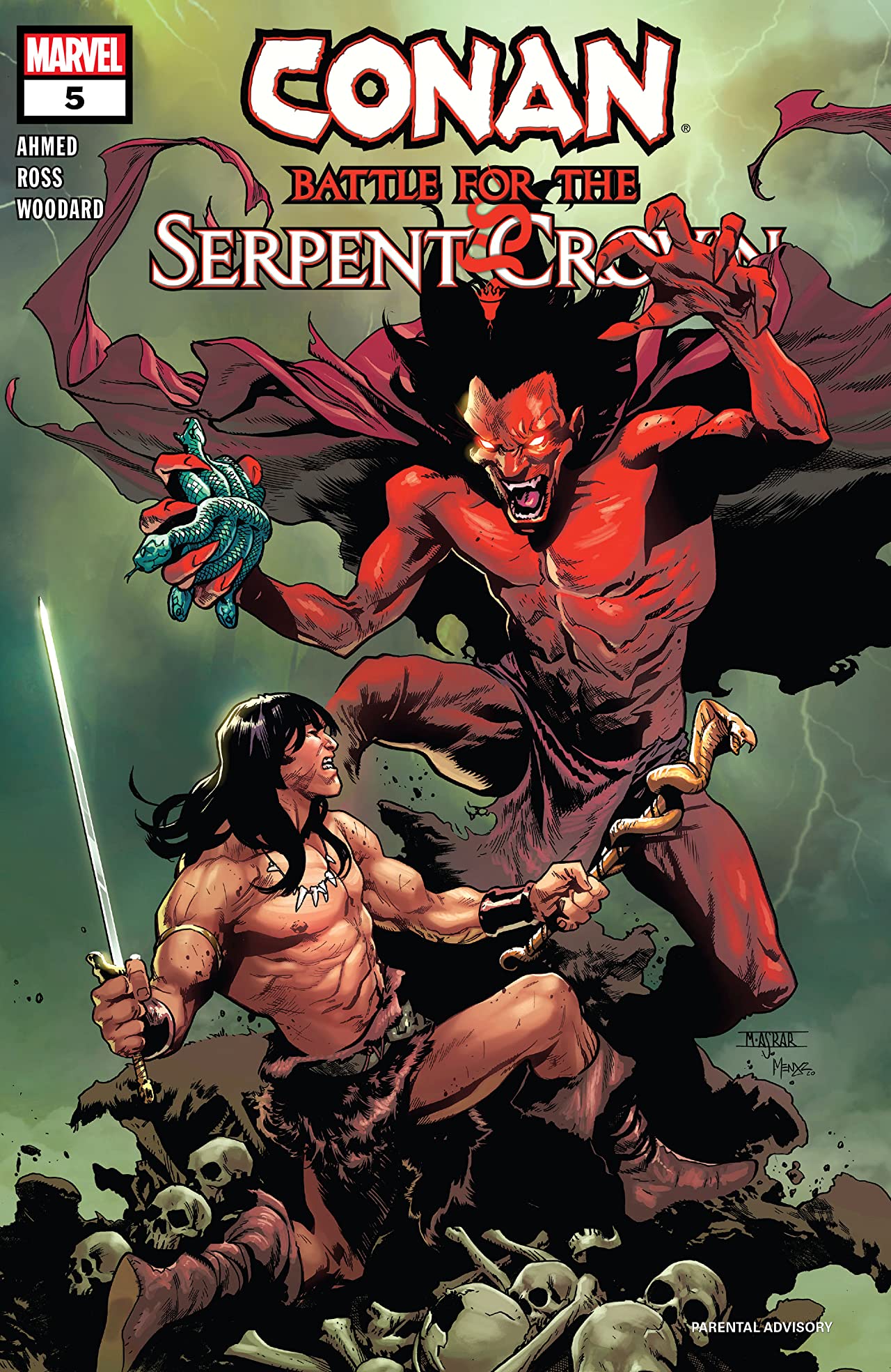 Conan: Battle for the Serpent Crown #5 cover