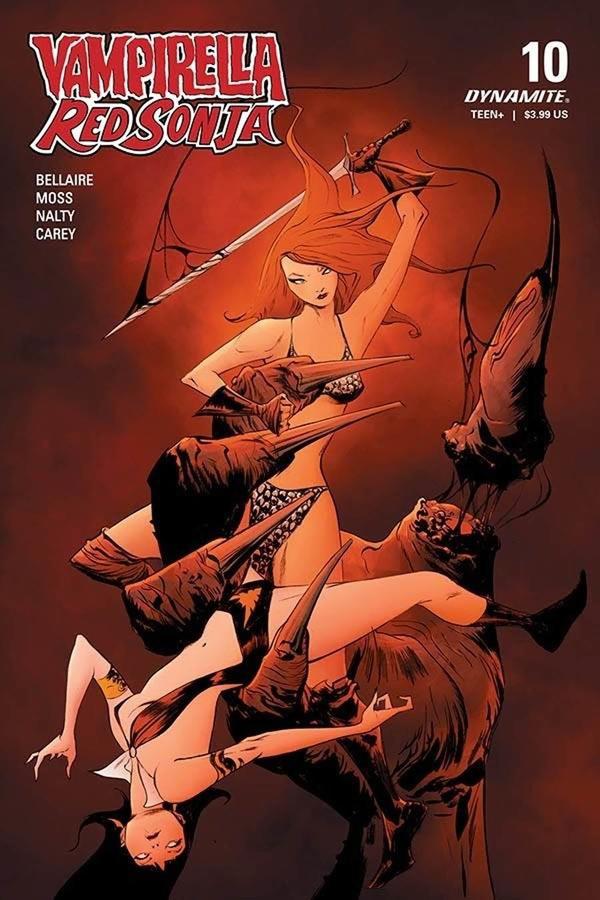 Vampirella / Red Sonja #10 cover