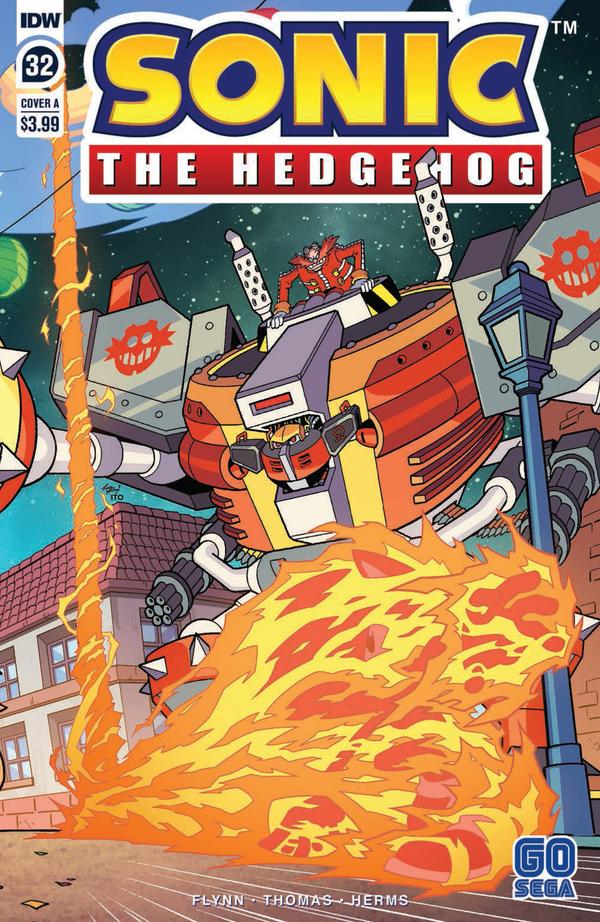Sonic the Hedgehog #32 cover