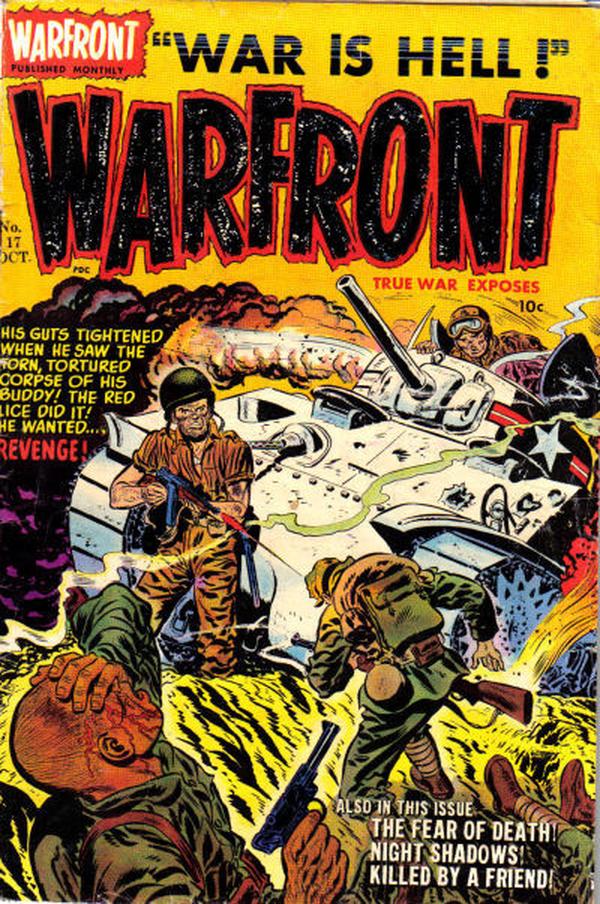 Warfront #17 cover