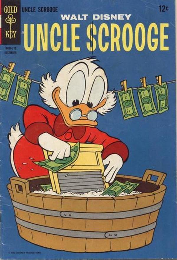 Walt Disney Uncle Scrooge #72 cover