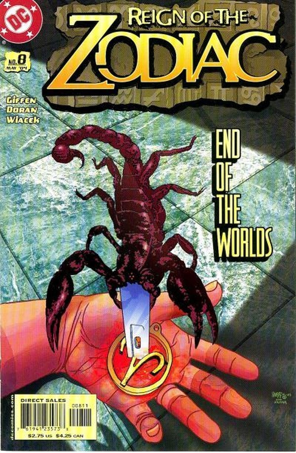 Reign of the Zodiac #8 cover