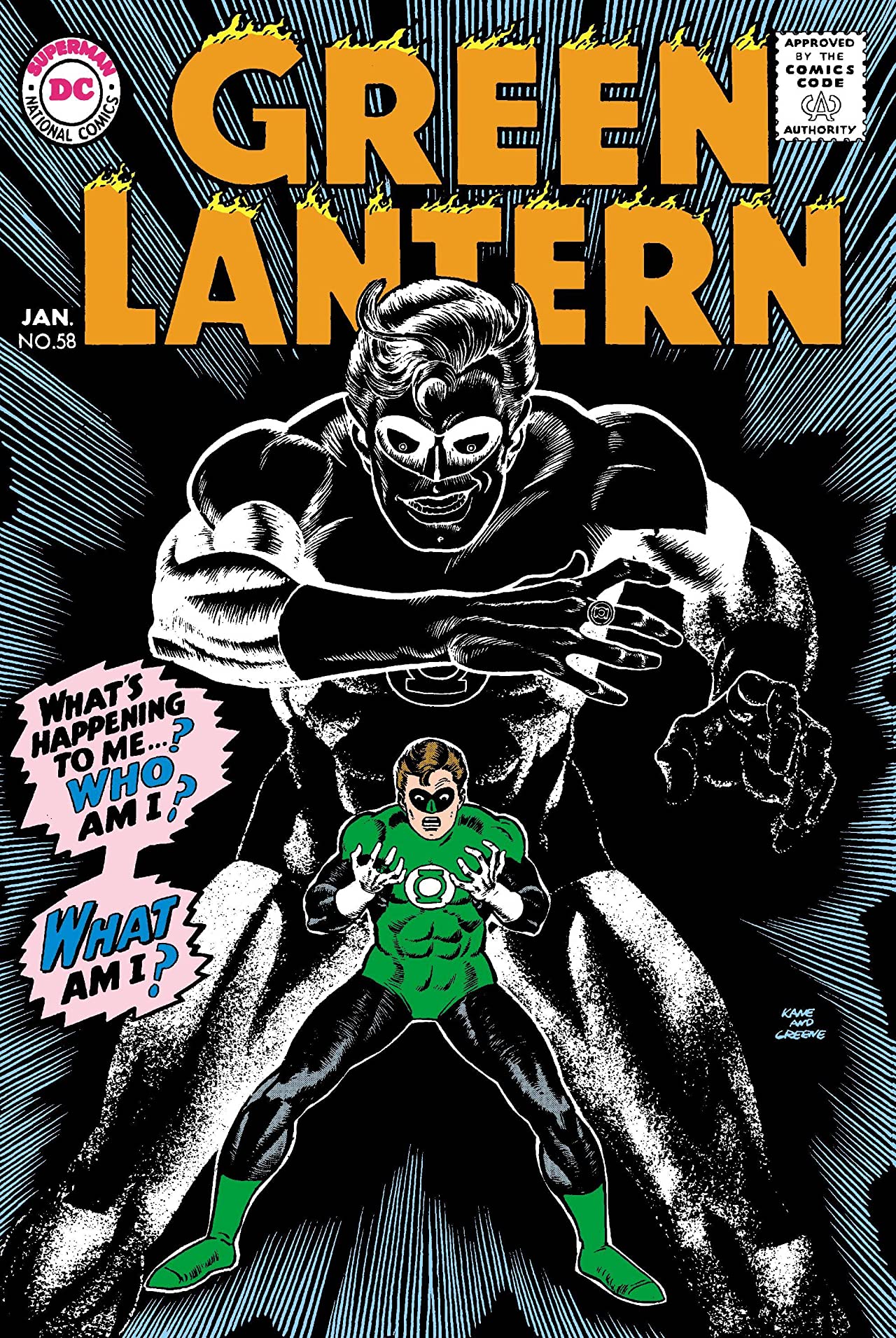 Green Lantern #58 cover