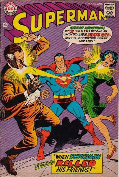 Superman #203 cover