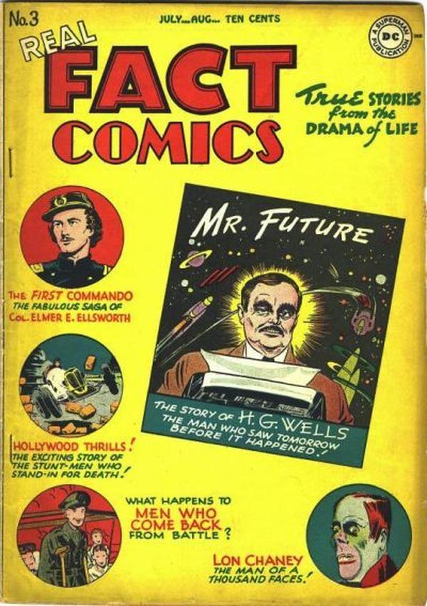 Real Fact Comics #3 cover