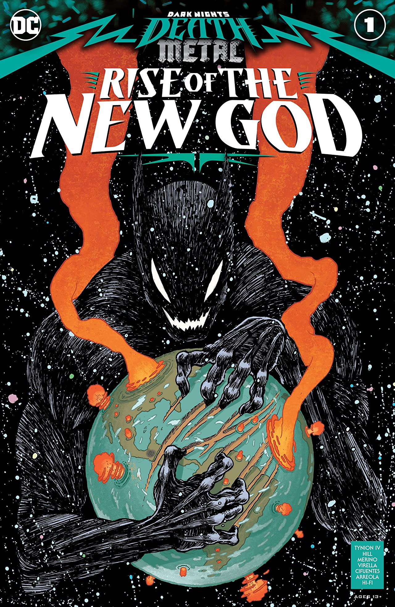 Dark Nights: Death Metal Rise of the New God #1 cover