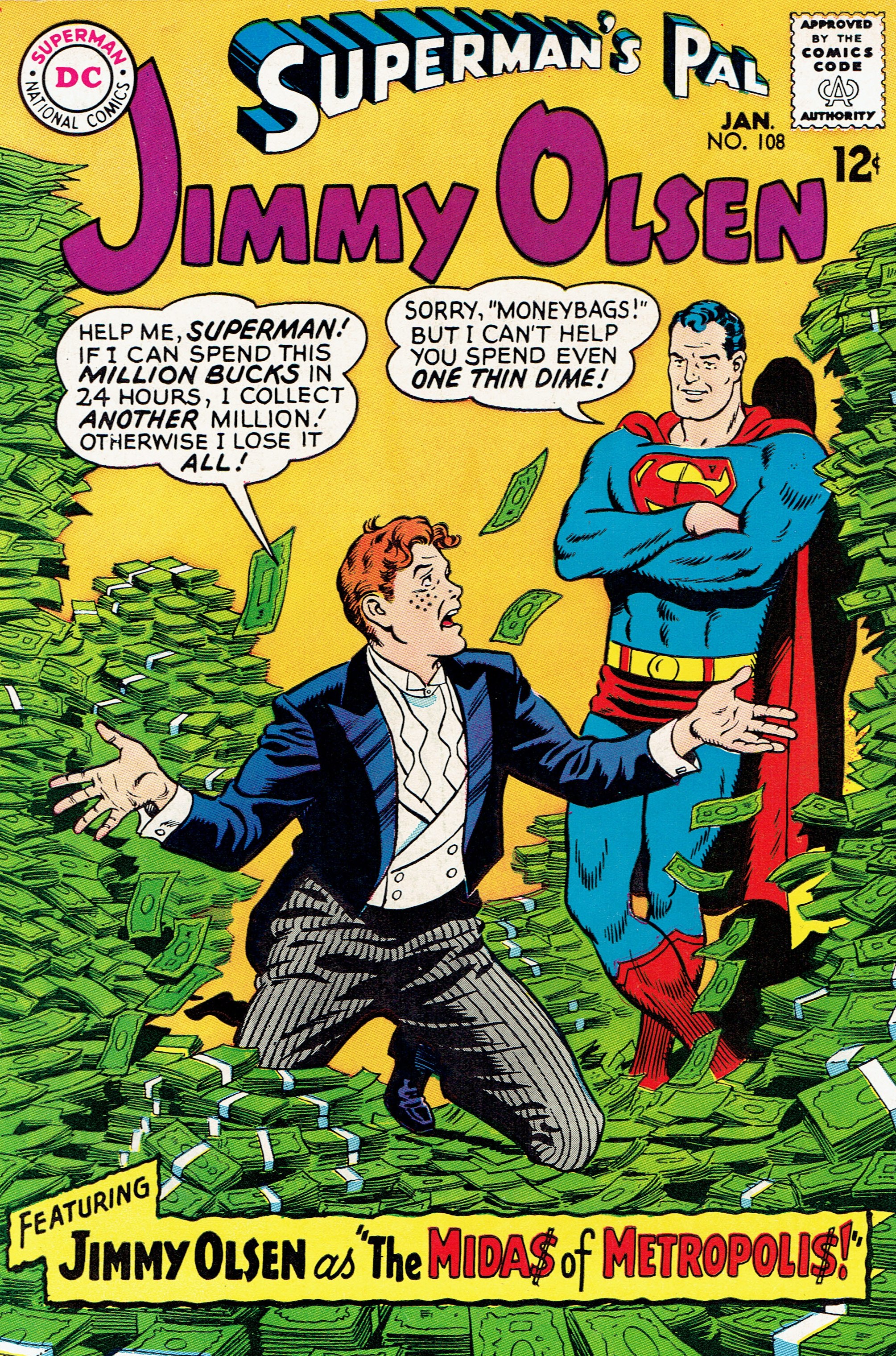 Superman's Pal, Jimmy Olsen #108 cover