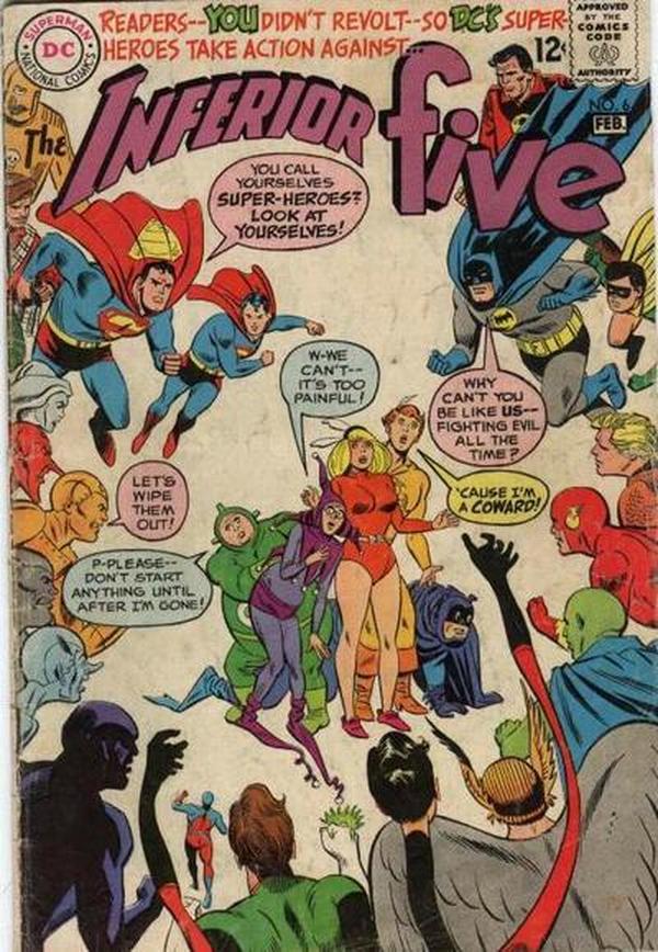 The Inferior Five #6 cover
