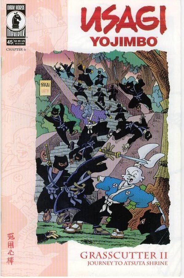 Usagi Yojimbo #45 cover