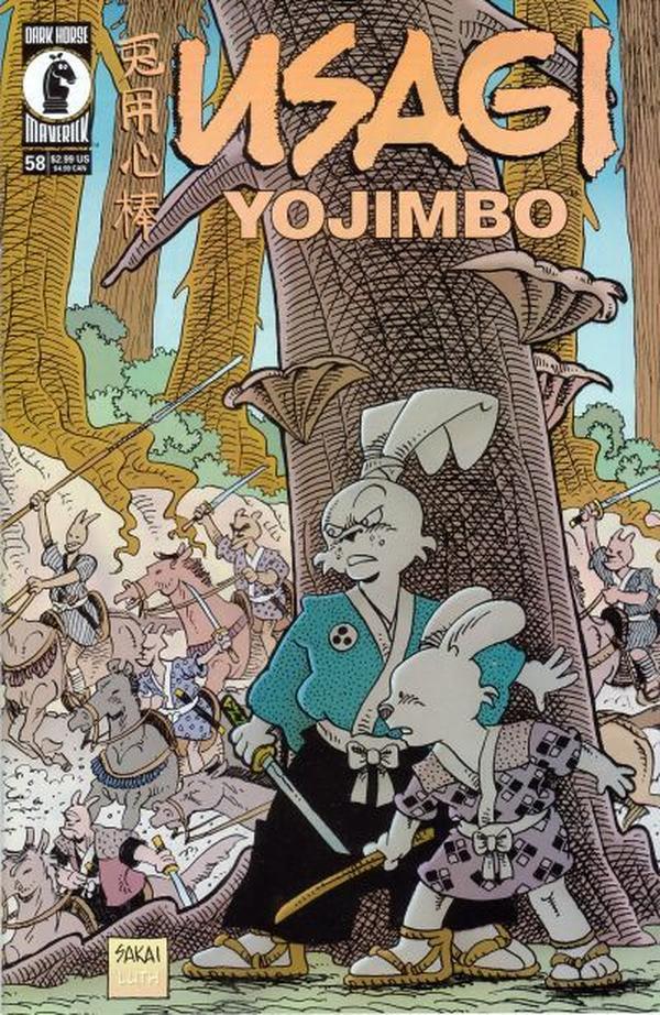 Usagi Yojimbo #58 cover