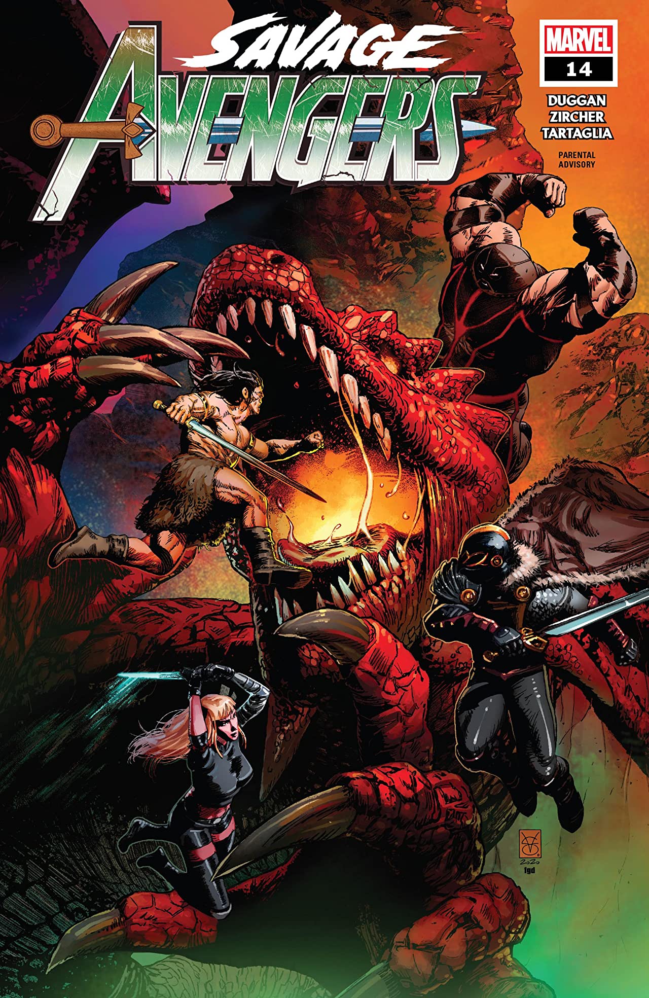 Savage Avengers #14 cover