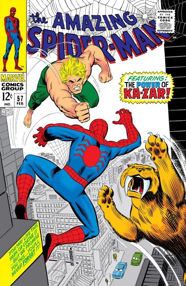 The Amazing Spider-Man #57 cover