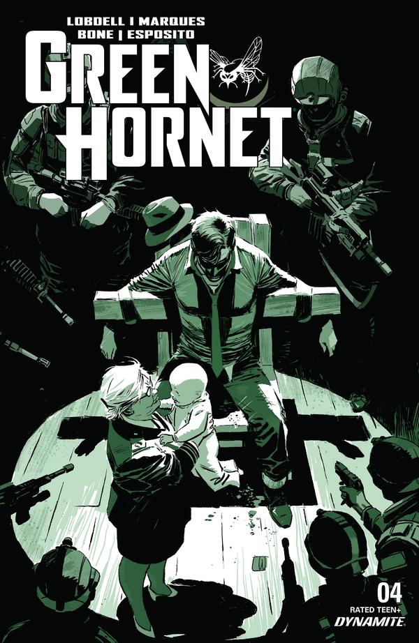 Green Hornet #4 cover