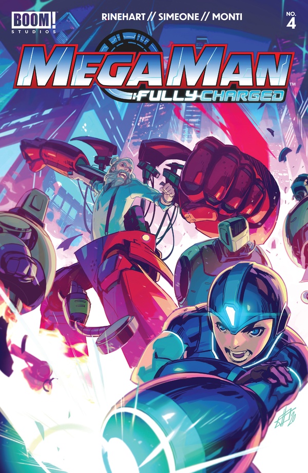 Mega Man: Fully Charged #4 cover