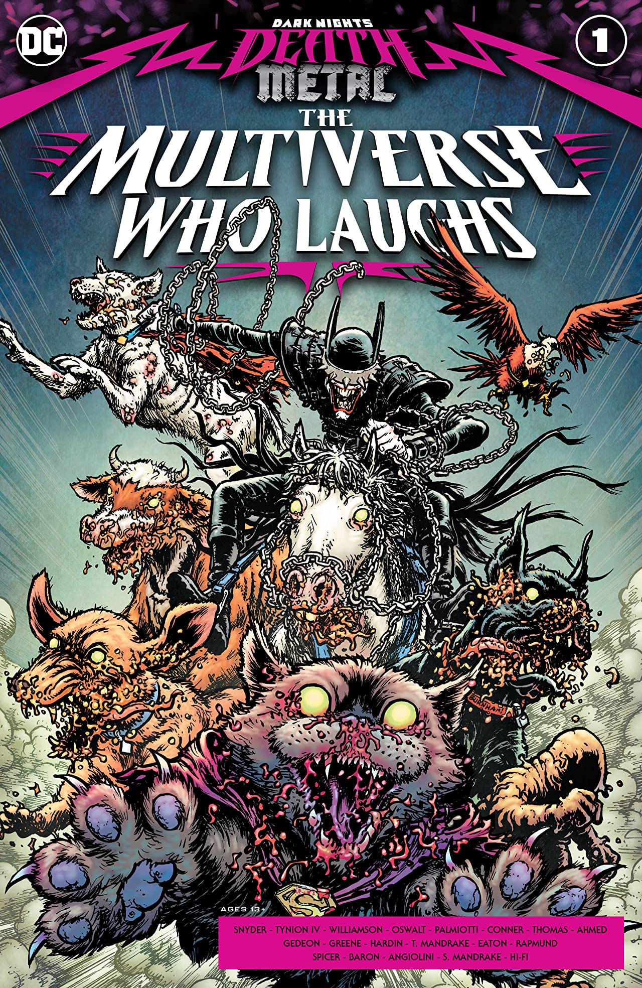 Dark Nights: Death Metal The Multiverse Who Laughs #1 cover