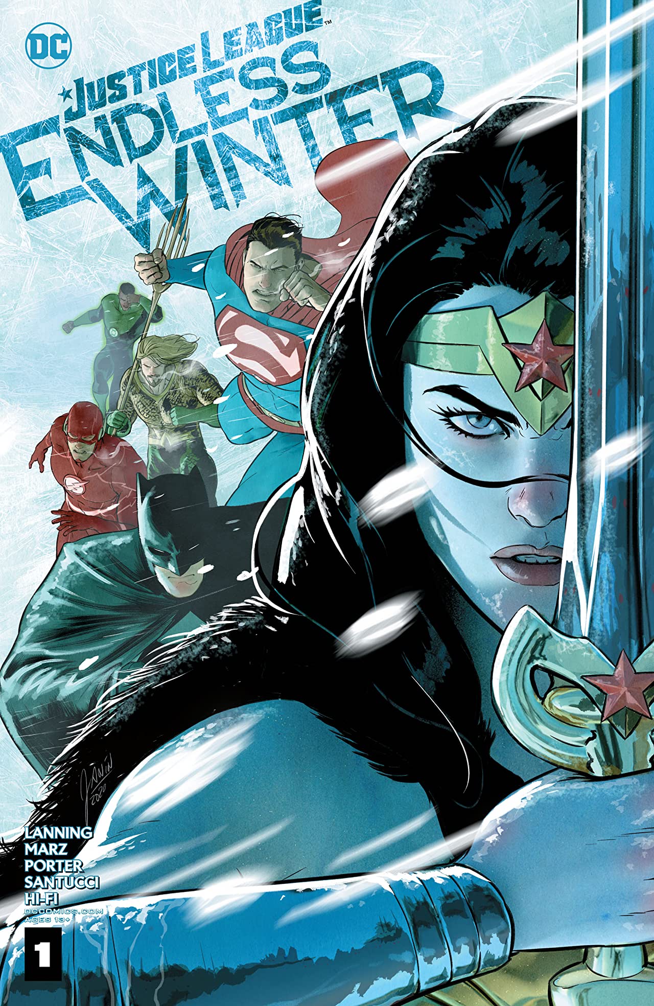 Justice League: Endless Winter #1 cover